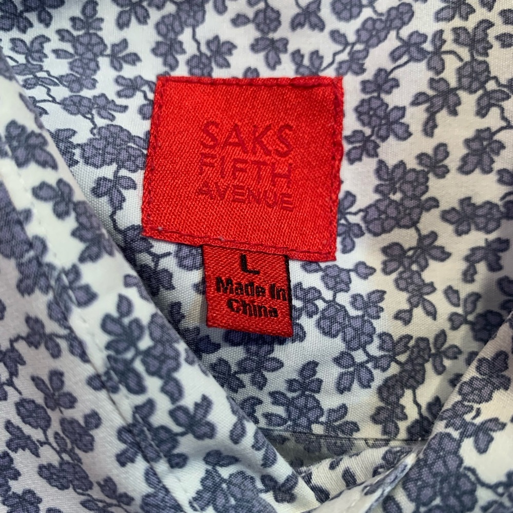 Men’s saks fifth Avenue dress shirt large
